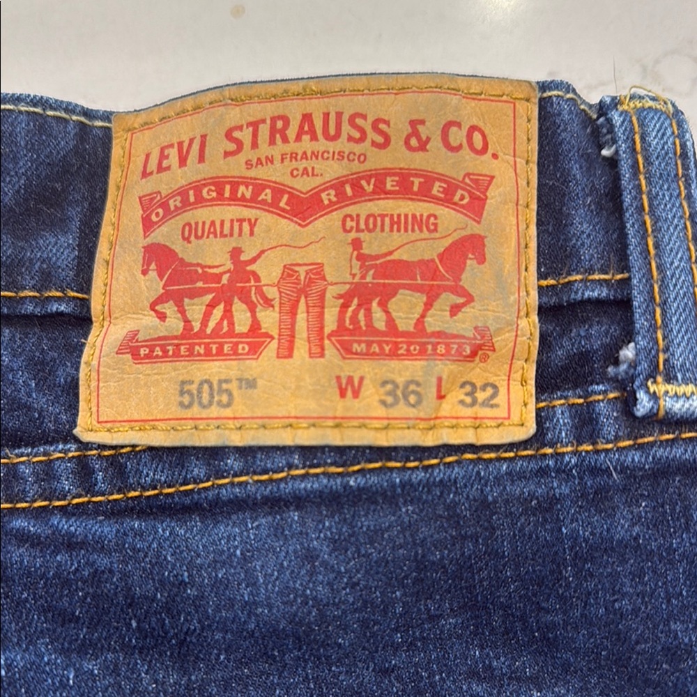 Levi's Blue Straight Jeans Iconic Style